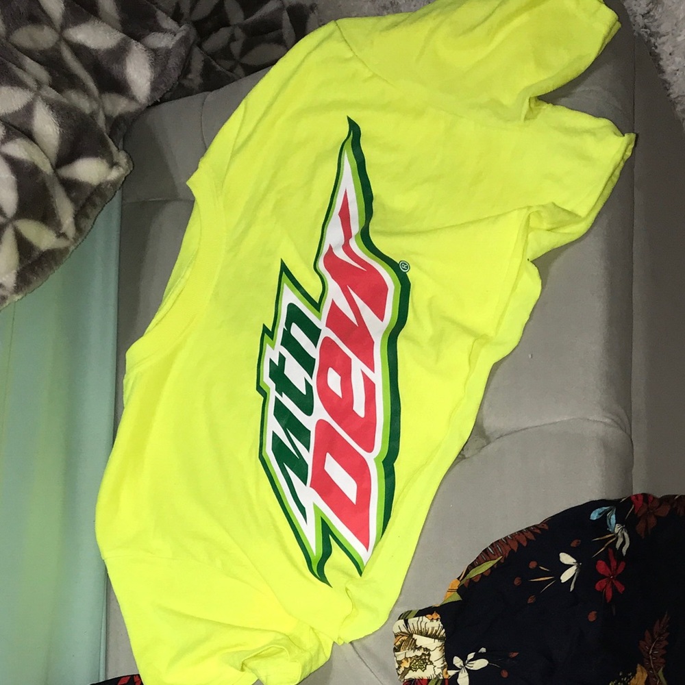 Mtn dew crop top